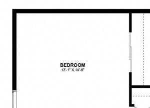 0 for the 1X1 825 floor plan.